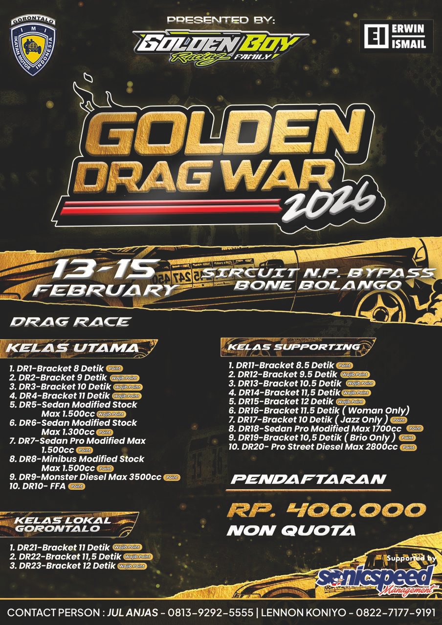 Golden DRAG RACE War 2026