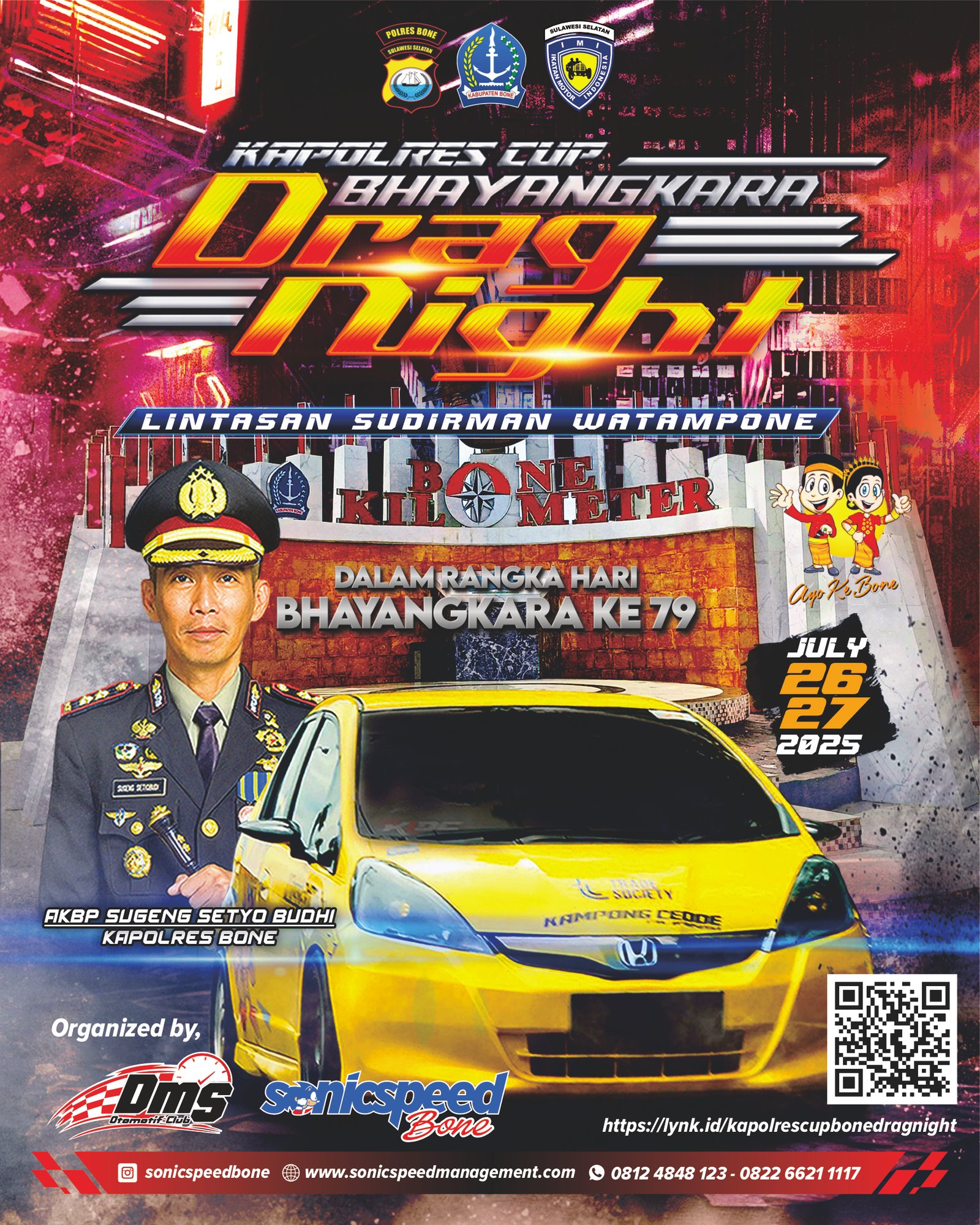 Kapolres Cup Bhayangkara Drag Race Night