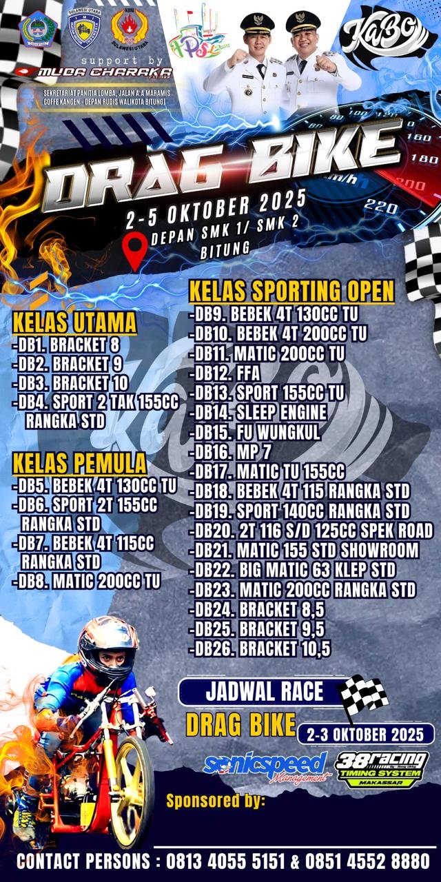 BITUNG ANNIVERSARY DRAG BIKE