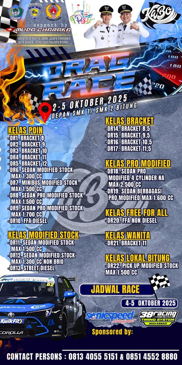 BITUNG ANNIVERSARY DRAG RACE
