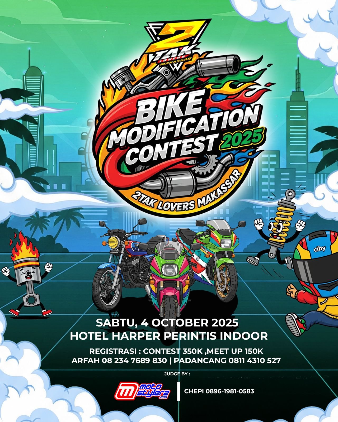 2 TAK LOVERS MAKASSAR "BIKE MODIFICATION CONTEST 2025"
