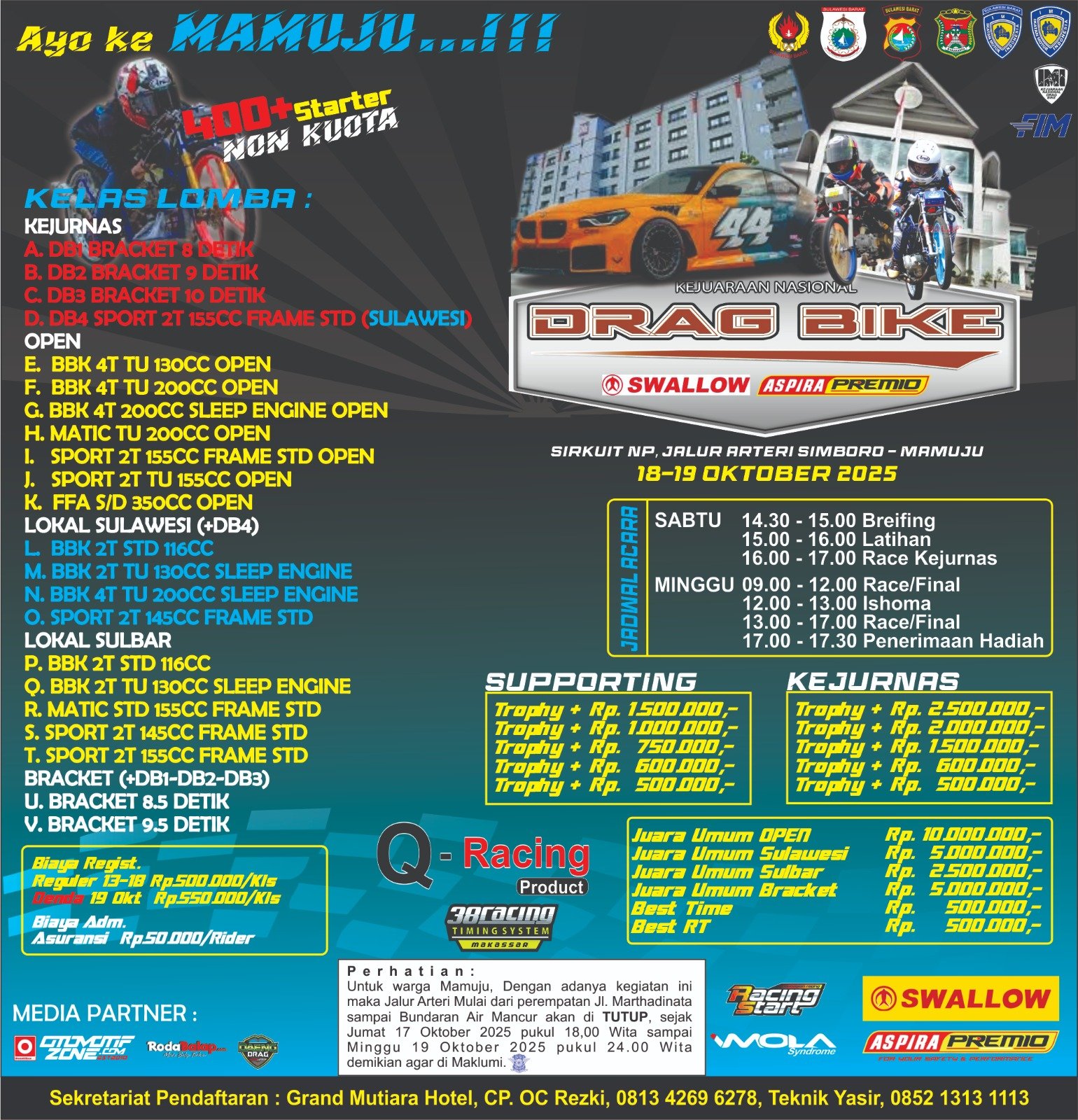 KEJURNAS DRAG BIKE Q- RACING 2025